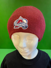 NHL Colorado Avalanche Burgundy Beanie Hat OSFM