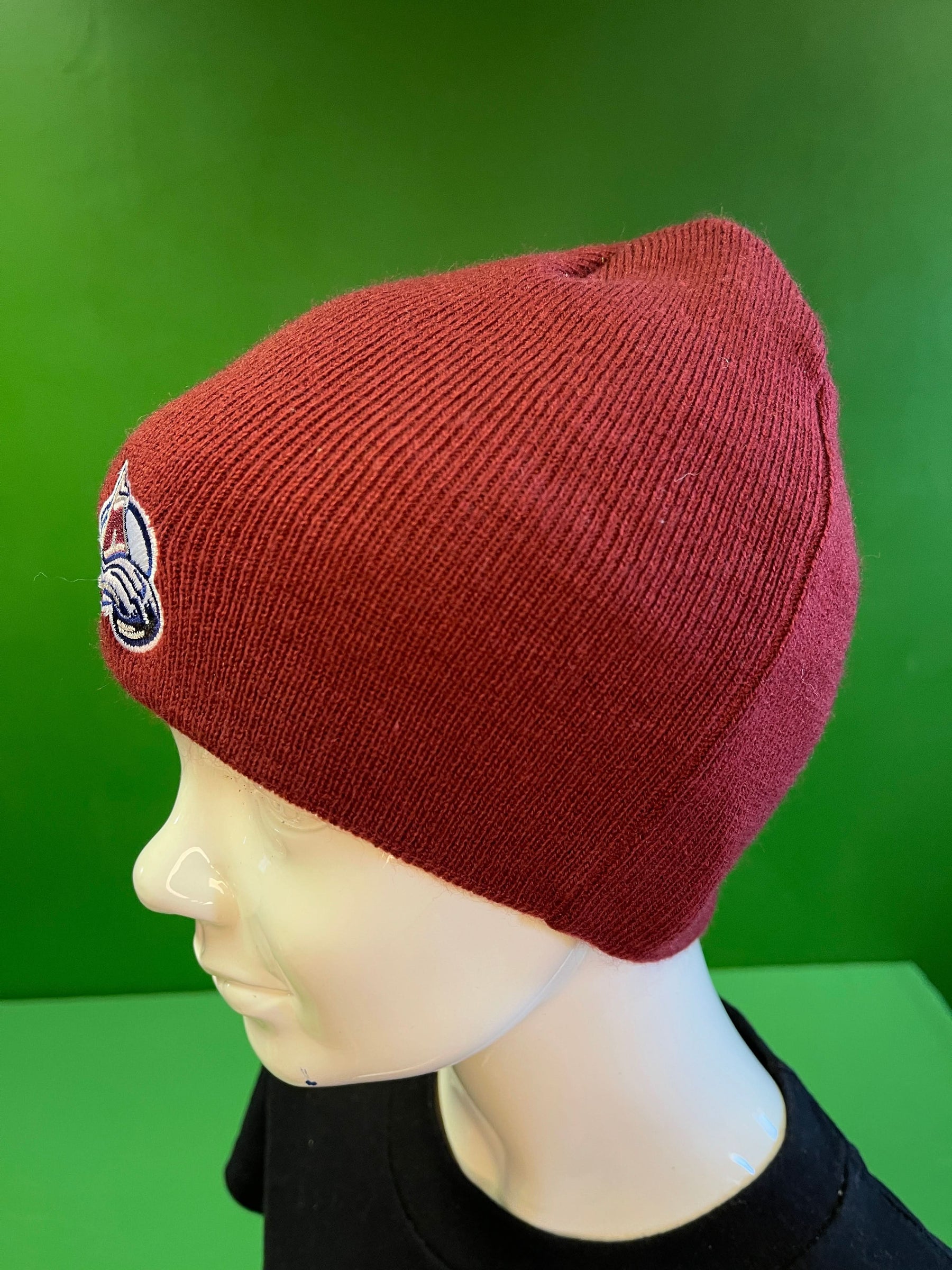 NHL Colorado Avalanche Burgundy Beanie Hat OSFM