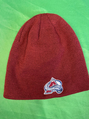 NHL Colorado Avalanche Burgundy Beanie Hat OSFM