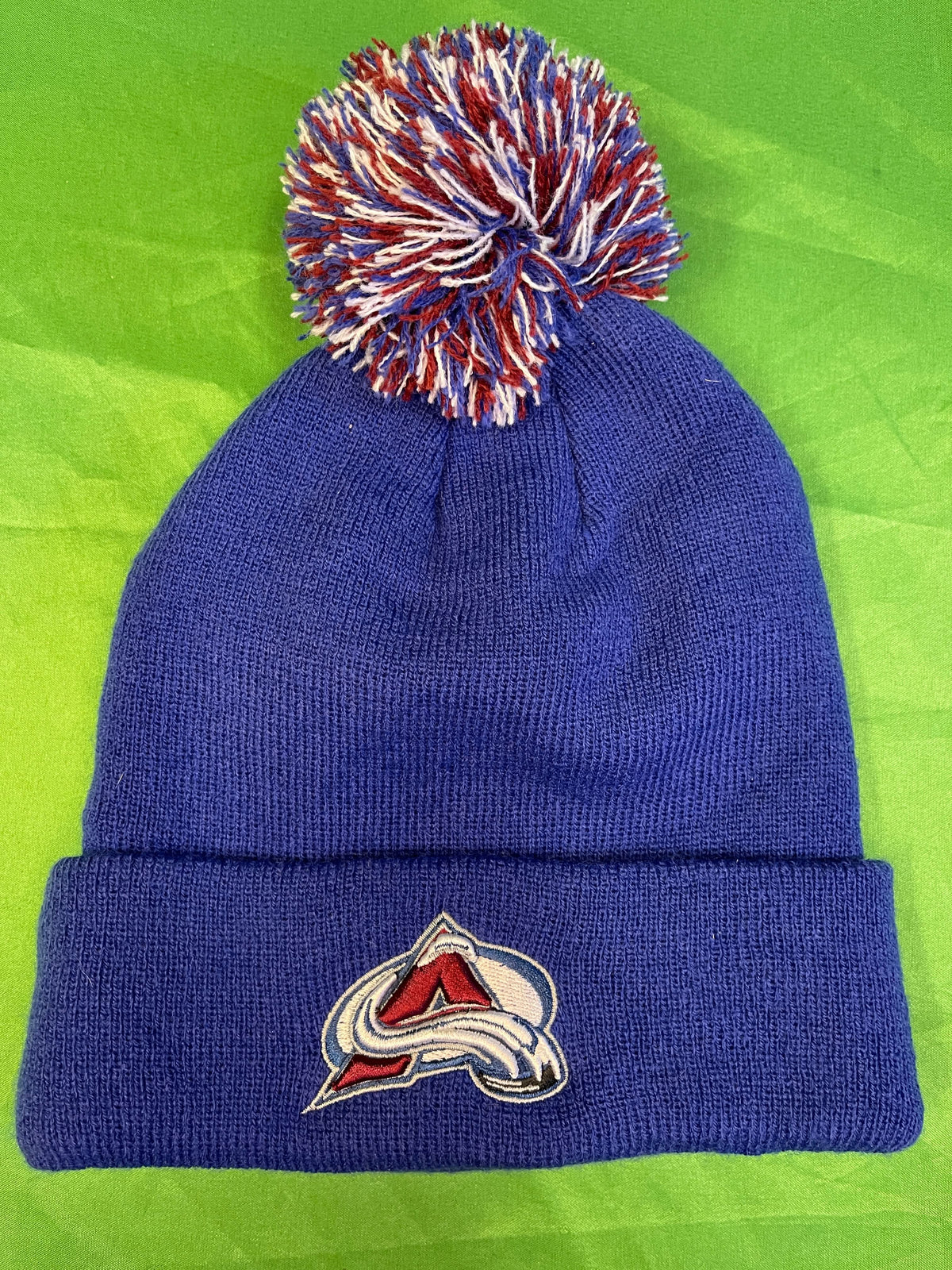 NHL Colorado Avalanche Zephyr Blue Woolly Hat OSFM