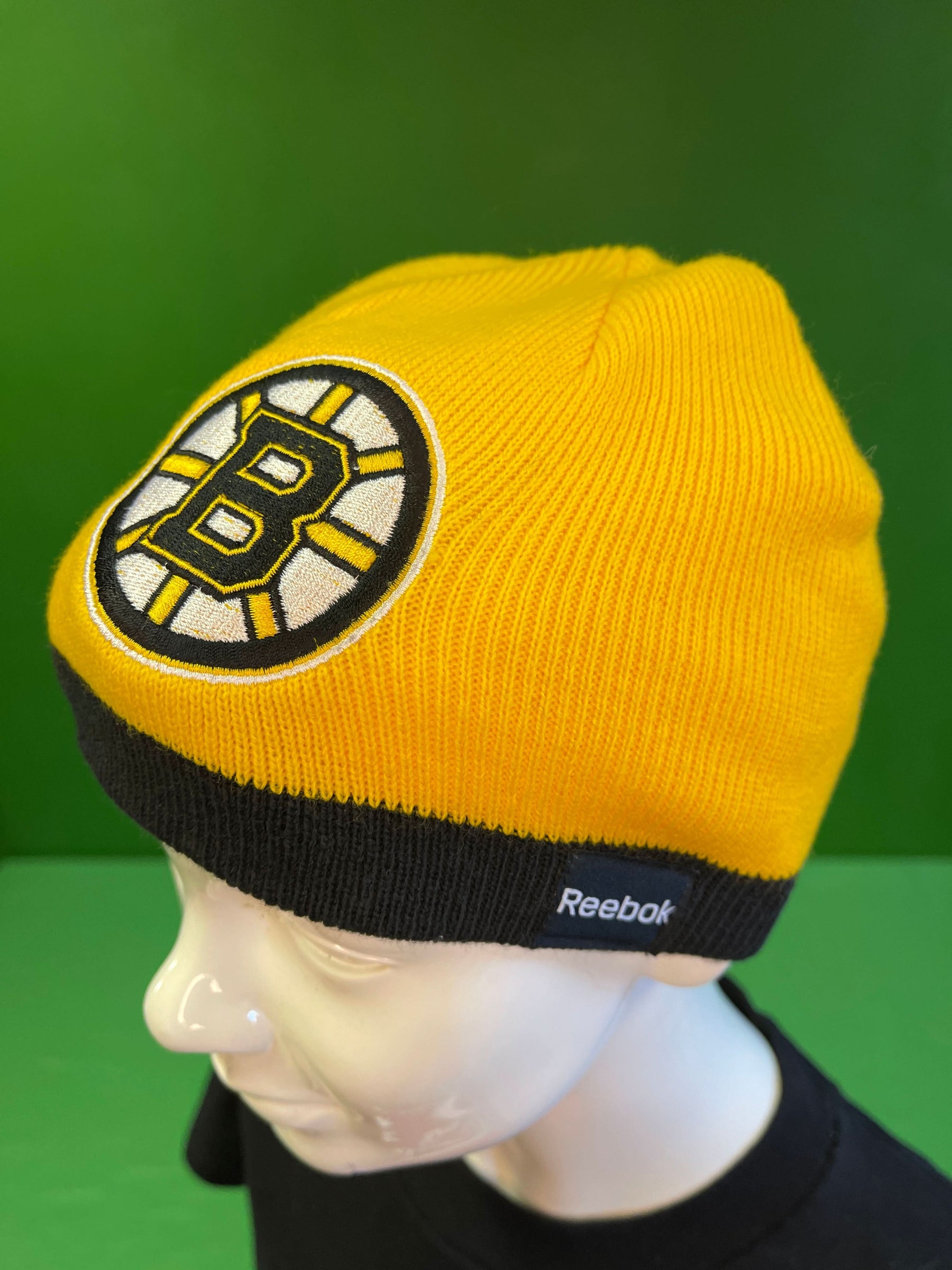 NHL Boston Bruins Yellow Beanie Hat Youth OSFM