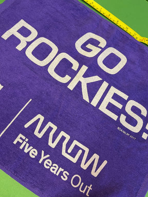 MLB Colorado Rockies Purple Local Branding Gameday Rally Towel