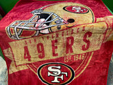 NFL San Francisco 49ers Fleece Throw Blanket