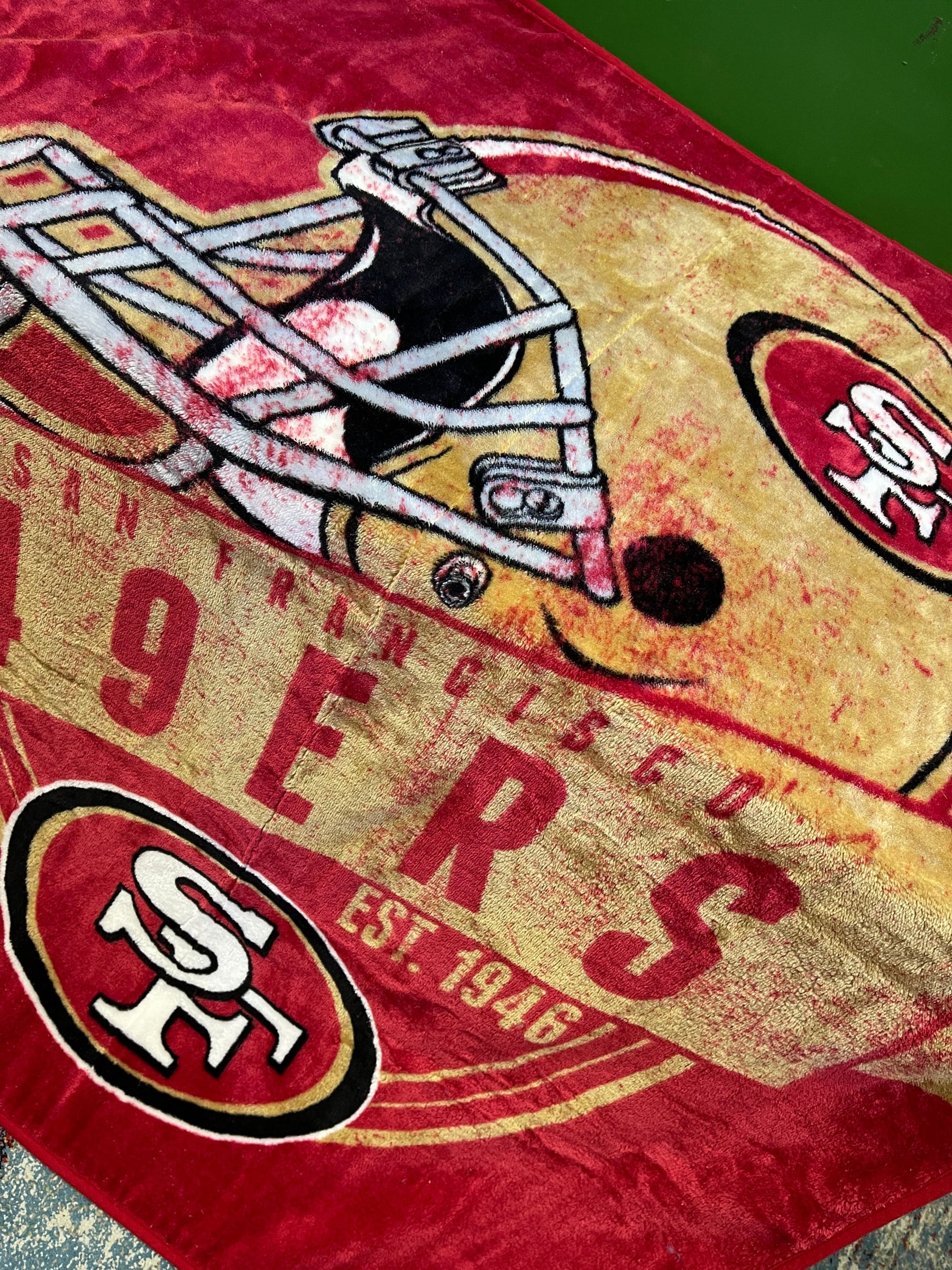 NFL San Francisco 49ers Fleece Throw Blanket