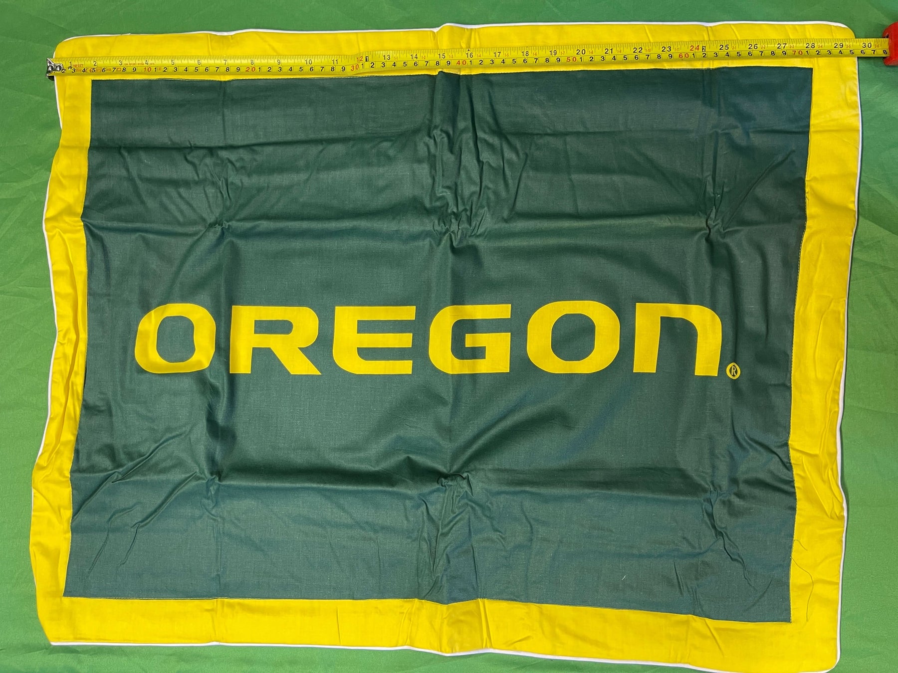 NCAA Oregon Ducks Sateen Standard Pillow Case NWT