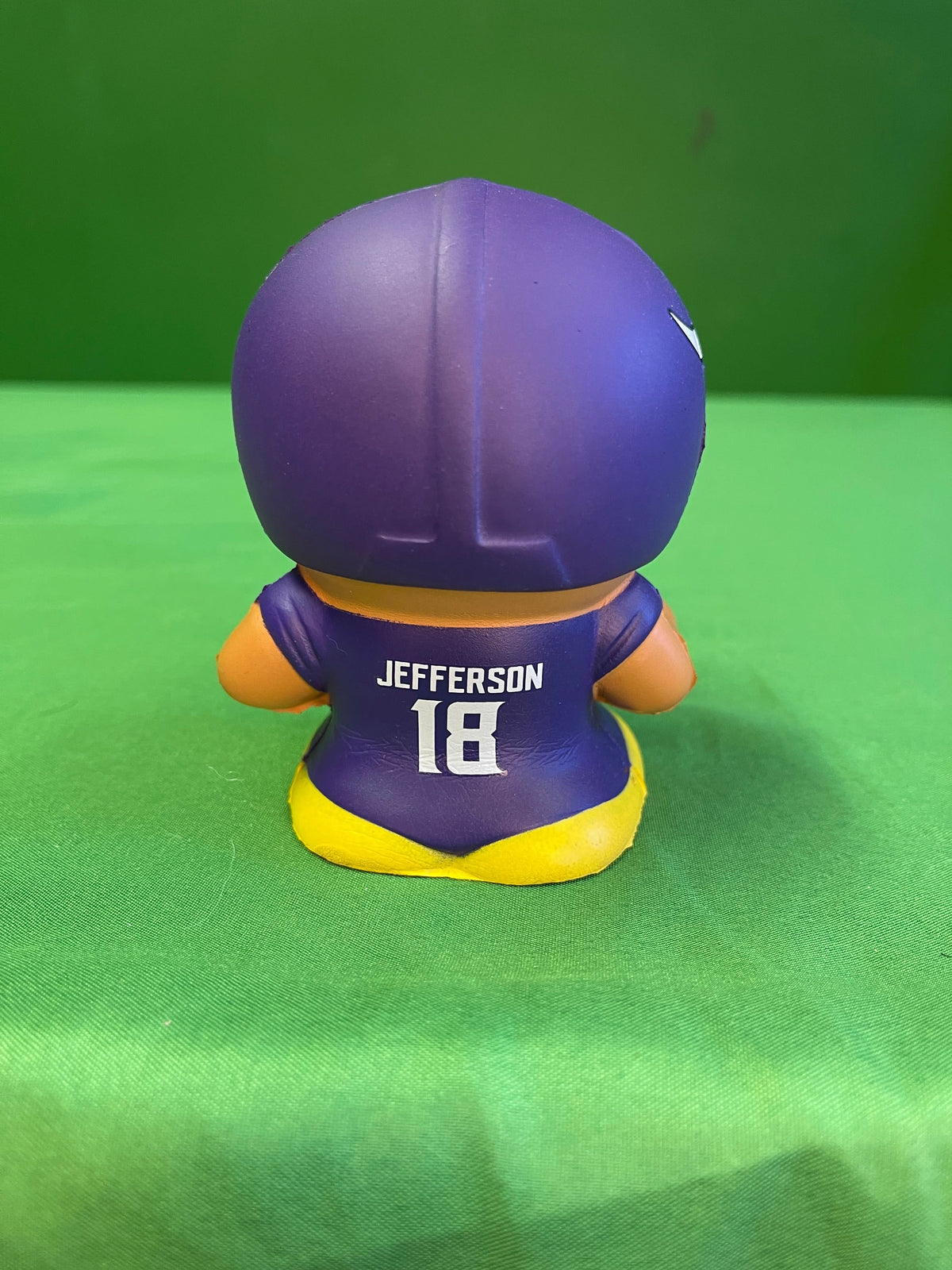 NFL Minnesota Vikings Justin Jefferson #18 Squeezymate Series 2 Foam Figure