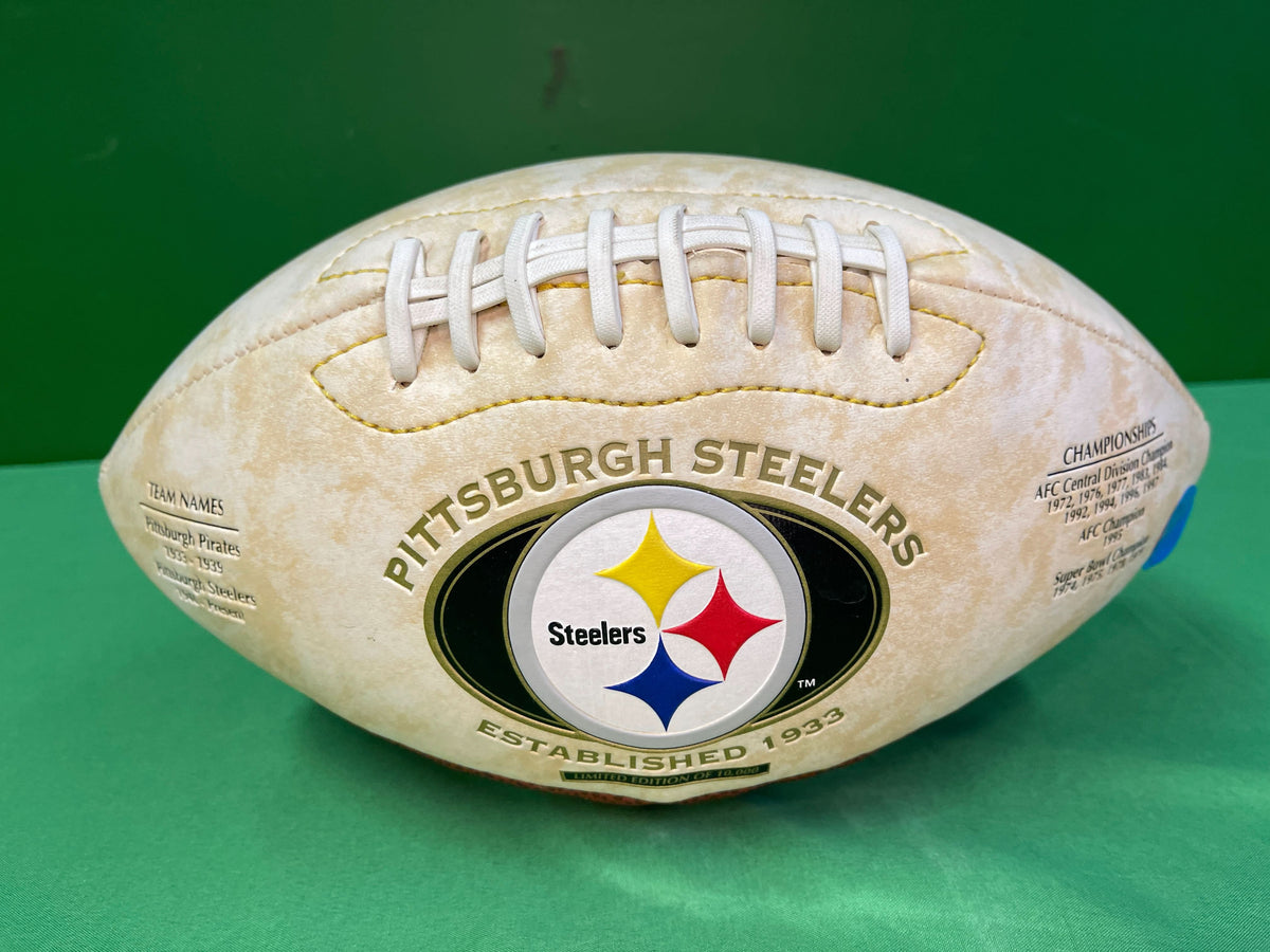 NFL Pittsburgh Steelers Commemorative Limited Edition Football Fotoball