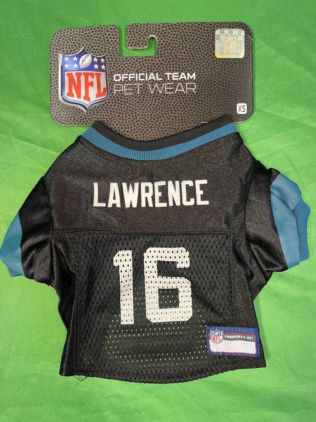 NFL Jacksonville Jaguars Trevor Lawrence #16 Dog Pet Jersey X-Small NWT