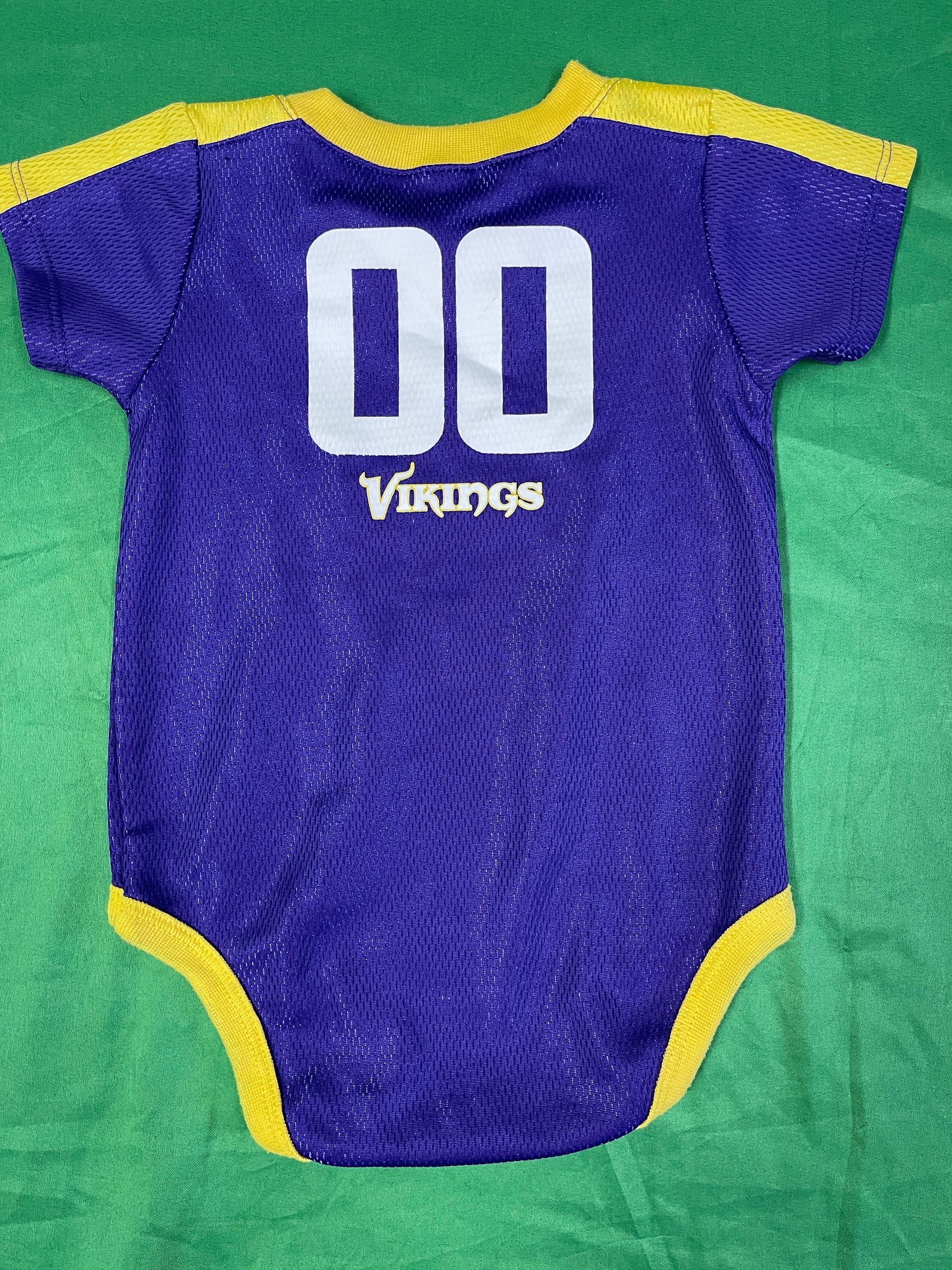 NFL Minnesota Vikings Purple Bodysuit/Vest Infant Baby 6-12 Months