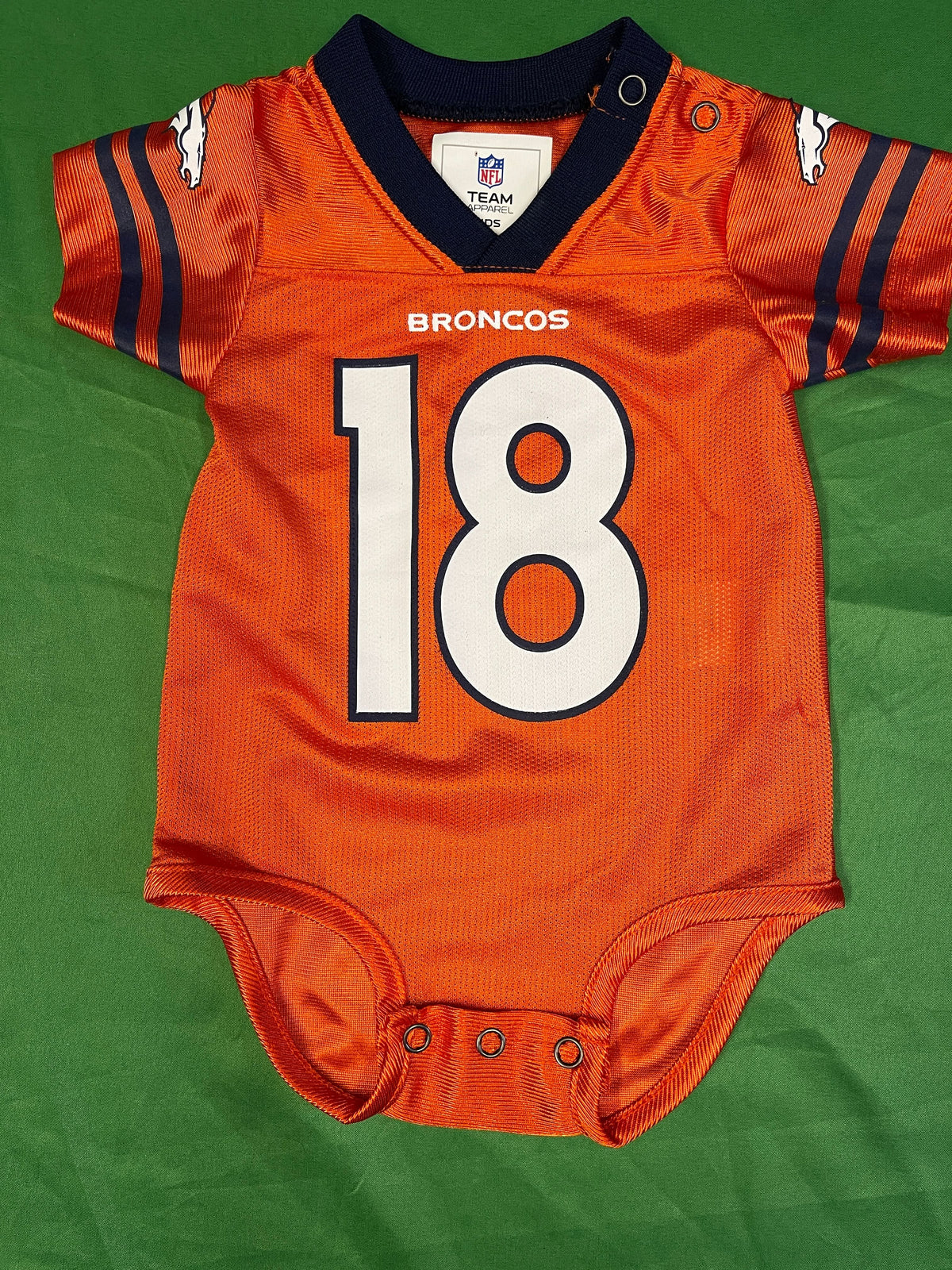 NFL Denver Broncos Peyton Manning #18 Vest/Bodysuit Infant Baby 0-3 Months