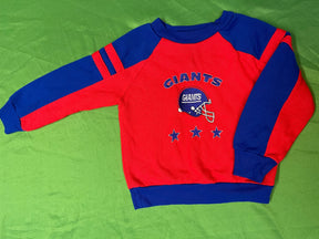 NFL New York Giants Vintage Embroidered Sweatshirt Toddler 3T