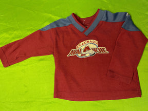 NHL Colorado Avalanche Stitched L/S Jersey Top Infant Toddler 2T-4T