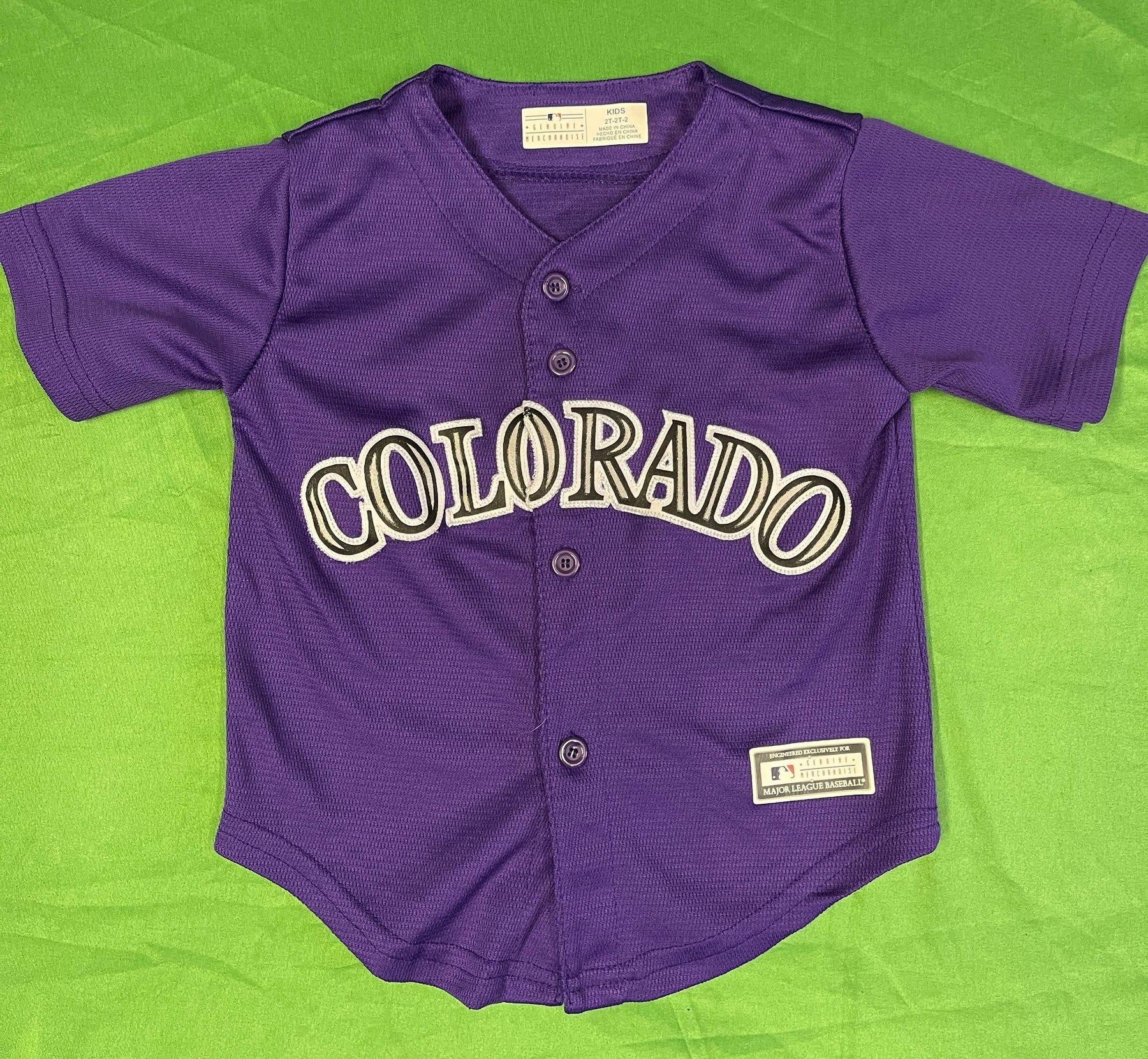 MLB Colorado Rockies Stitched Baseball Jersey Infant Toddler 2T