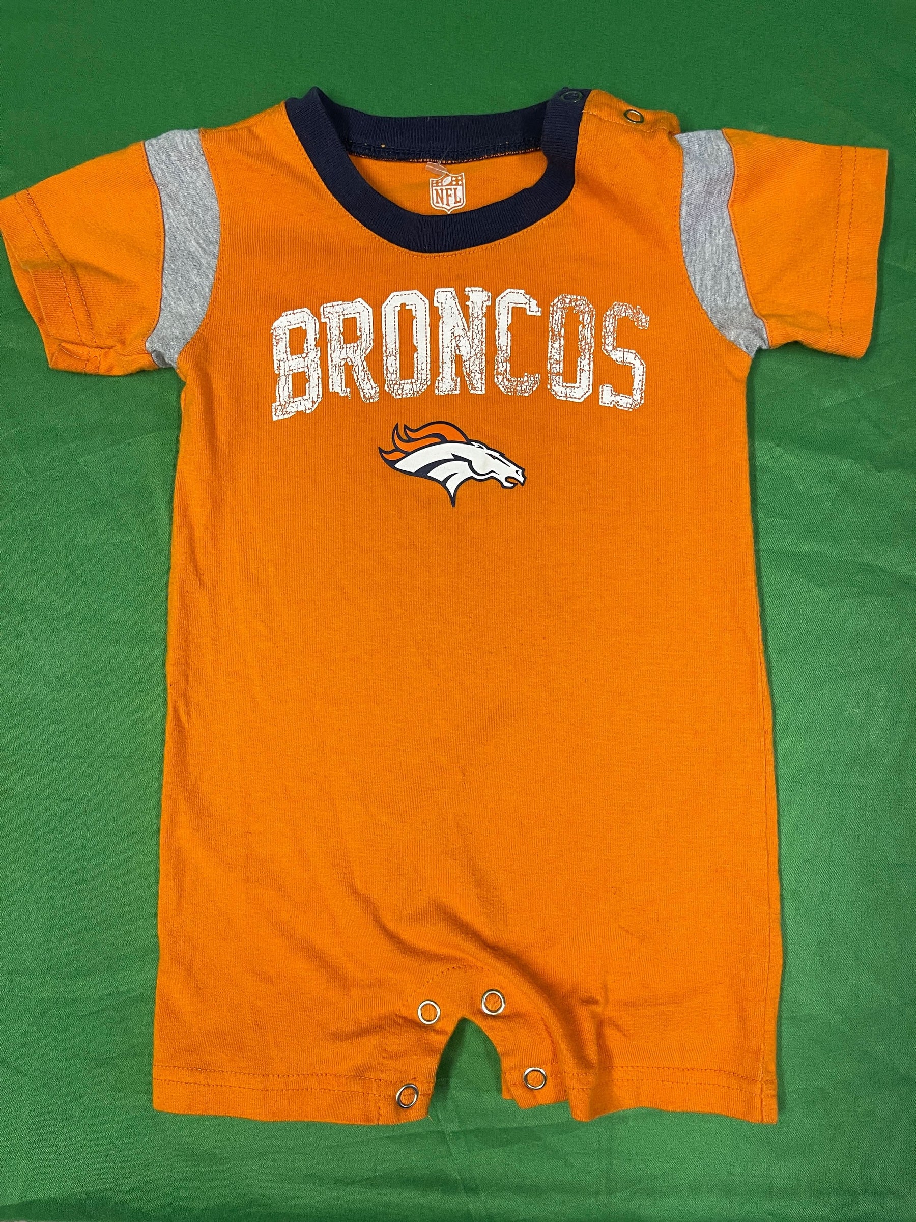 NFL Denver Broncos Playsuit/Romper Infant Toddler 12 Months