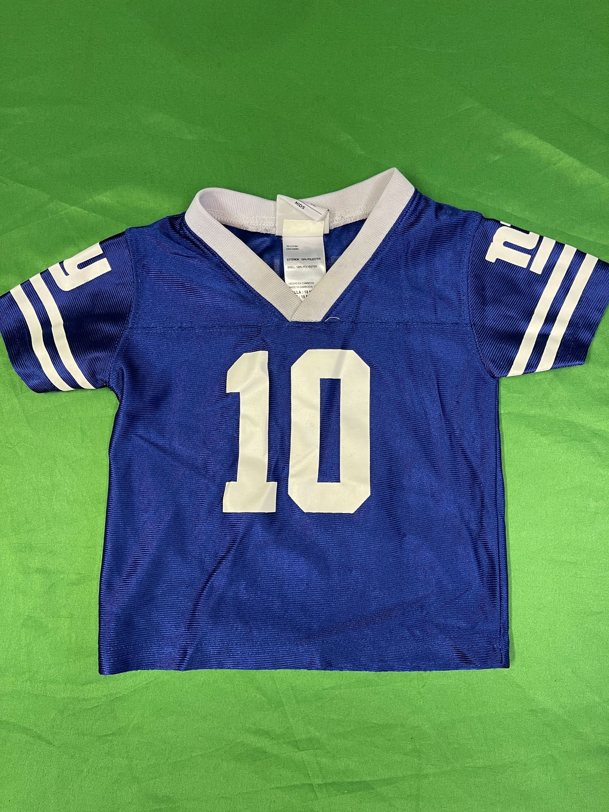 NFL New York Giants Eli Manning #10 Jersey Infant Toddler 18 Months