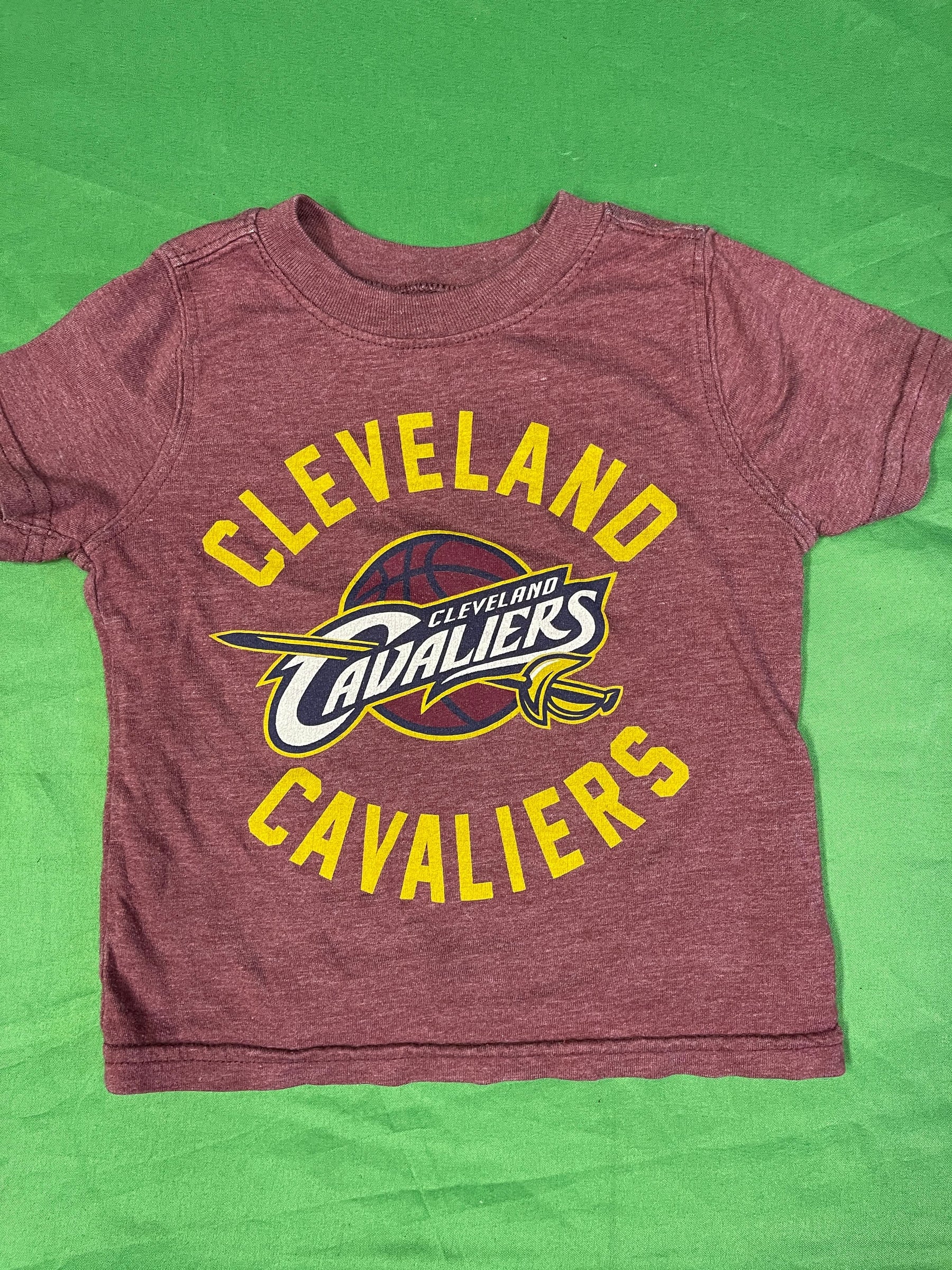 NBA Cleveland Cavaliers Heathered Red T-Shirt Infant Toddler 12-18 Months