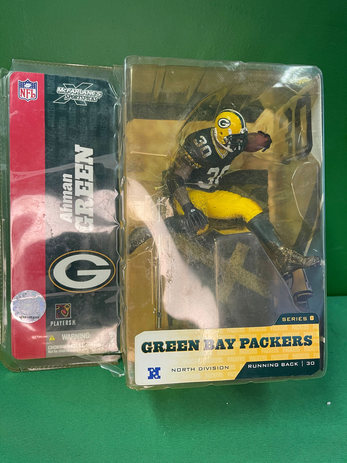 NFL Green Bay Packers Ahman Green #30 McFarlane Series 8 2004 Figure NWT