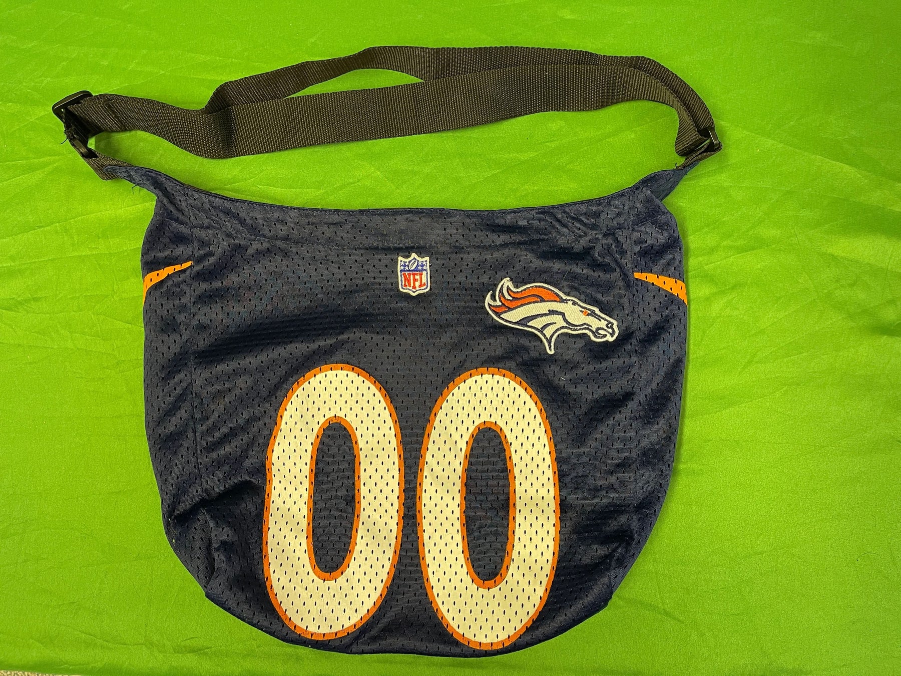 NFL Denver Broncos Jersey Material 12" x 12" Shoulder Bag