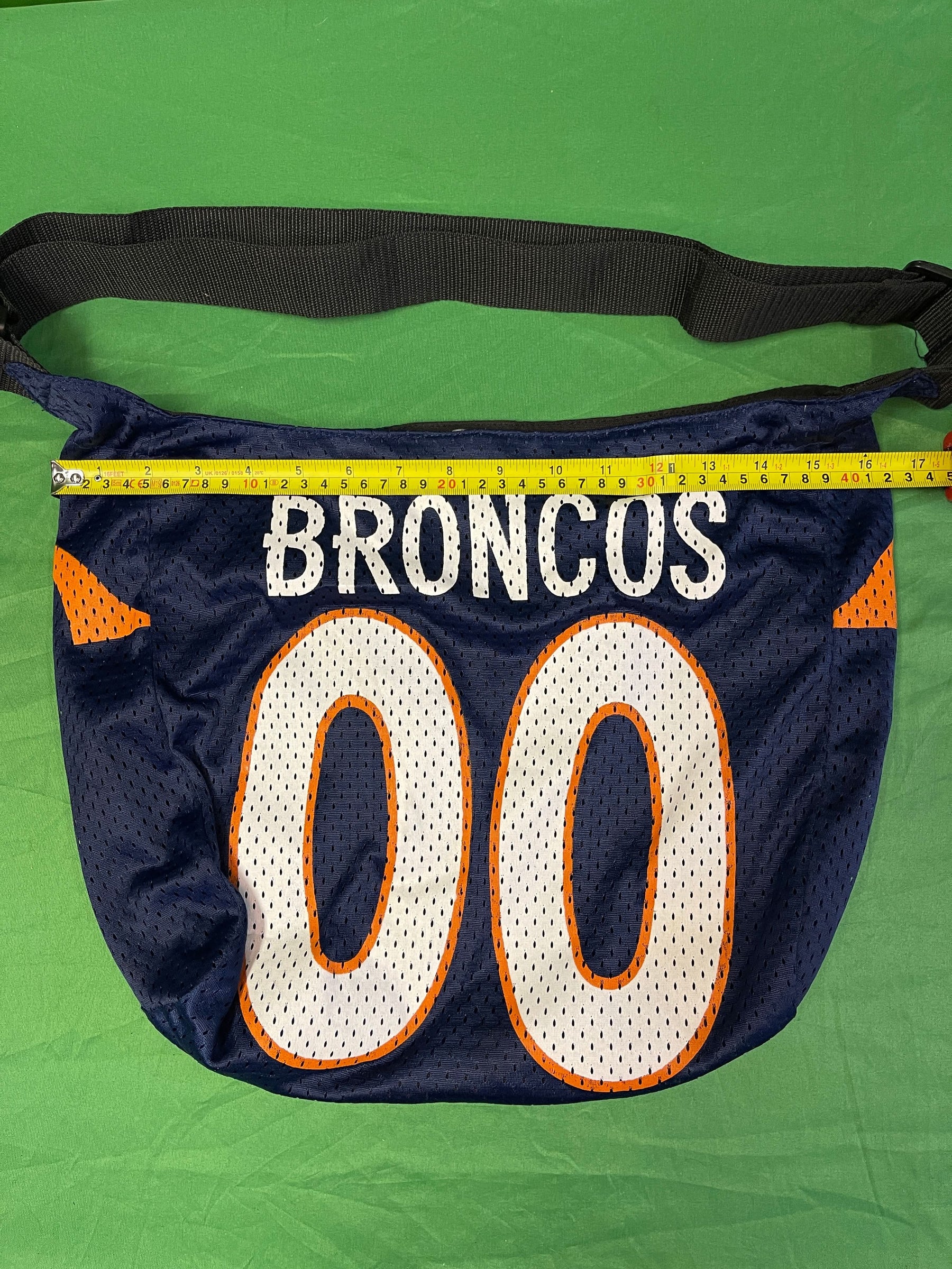 NFL Denver Broncos Jersey Material 12" x 12" Shoulder Bag