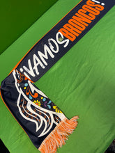 NFL Denver Broncos "Vamos Broncos" Fringed Smooth Scarf NWT