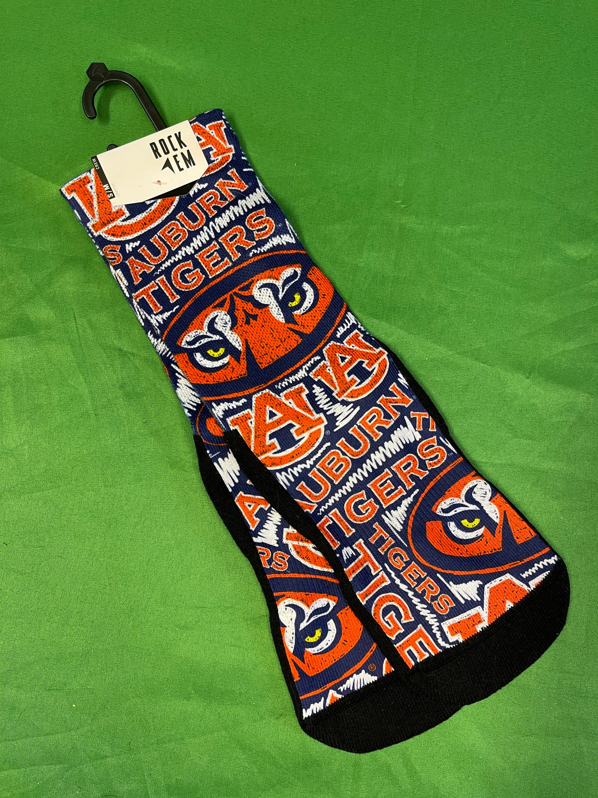 NCAA Auburn Tigers Rock'Em Socks Small/Medium NWT