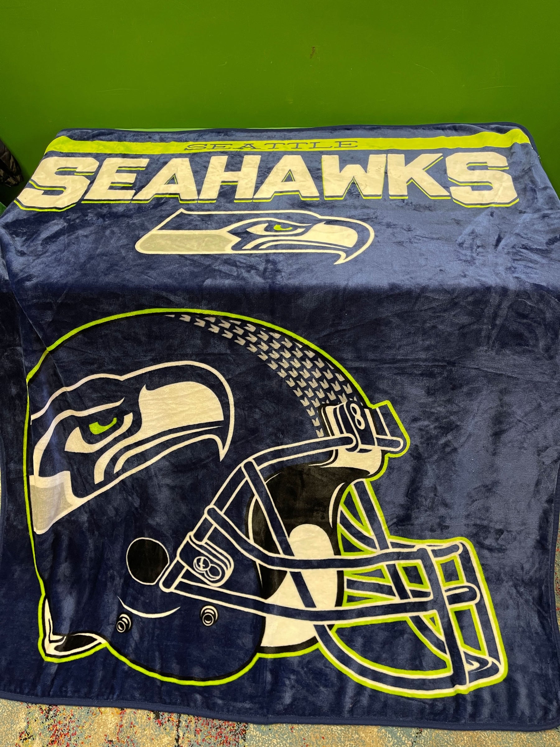 NFL Seattle Seahawks 60" x 80"Cosy Fleece Blanket