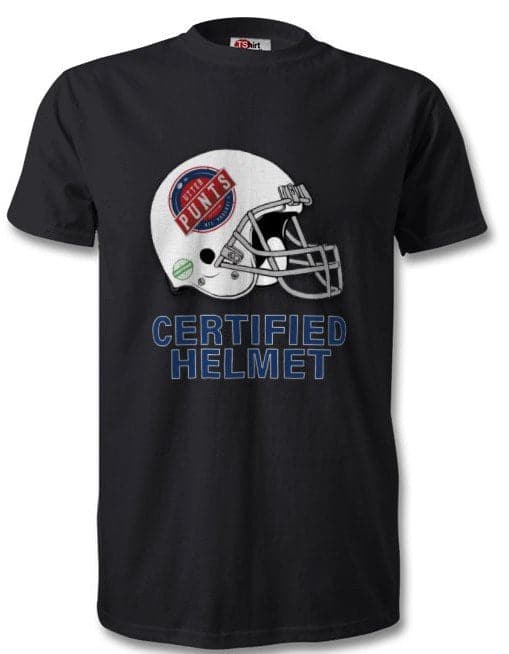 Utter Punts SUPER BOWL SPECIAL "Certified Helmet" Special Edition T-Shirt NWT