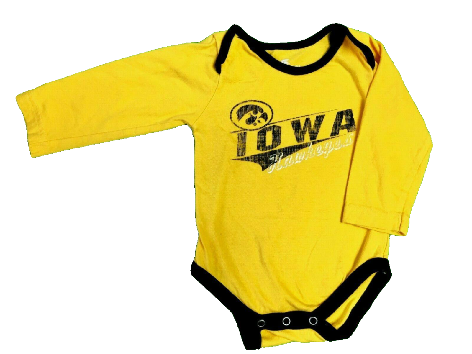 NCAA Iowa Hawkeyes Colosseum L/S Bodysuit/Vest 3-6 Months