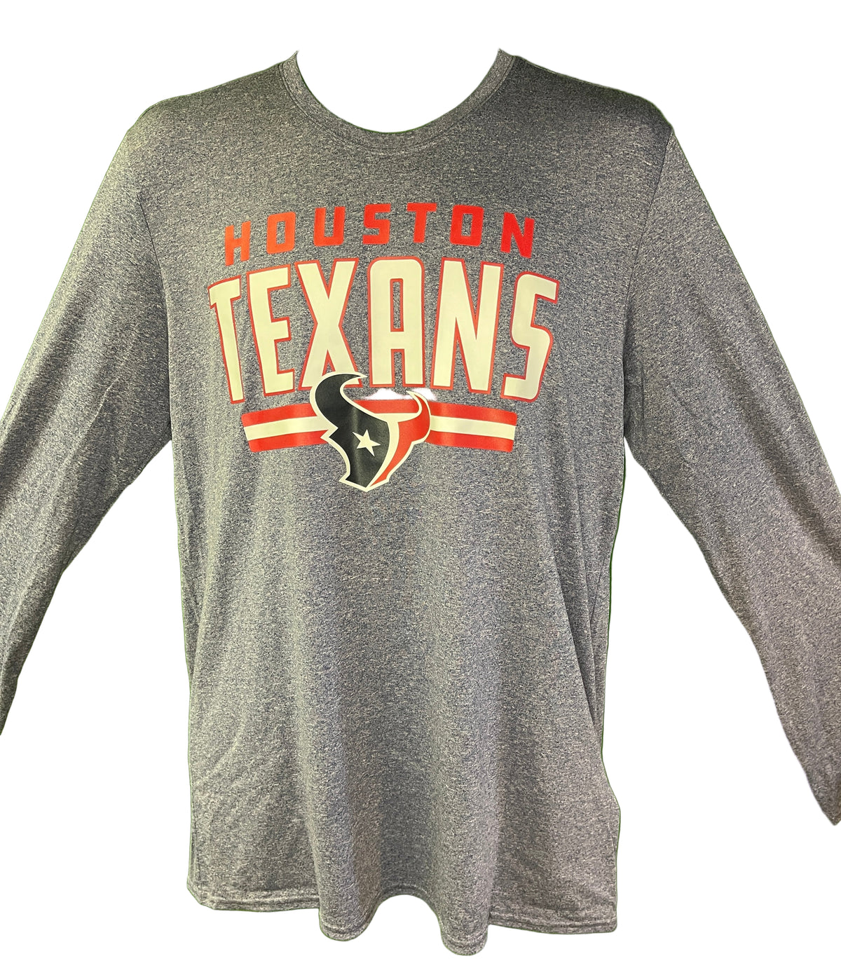 NFL Houston Texans Blue Lightweight Long Sleeve T-Shirt Men's Medium NWT