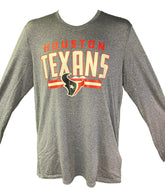 NFL Houston Texans Blue Lightweight Long Sleeve T-Shirt Men's Medium NWT