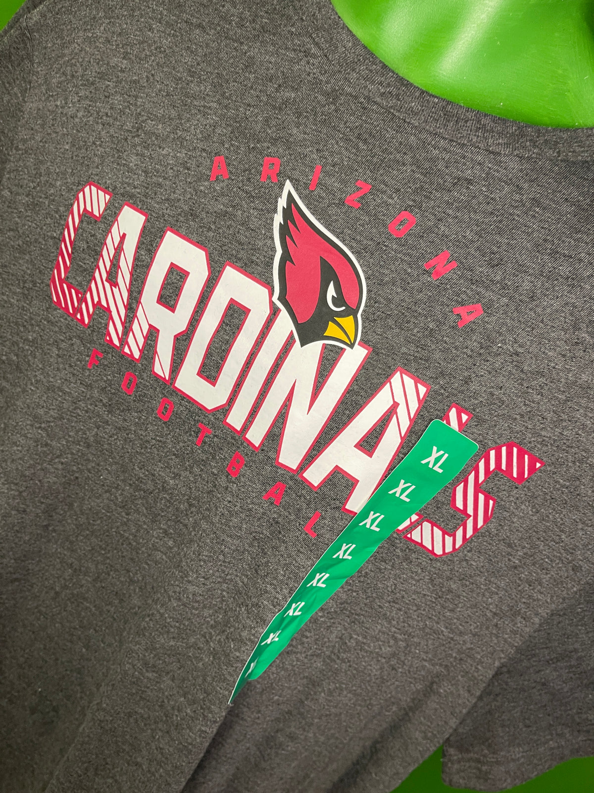 NFL Arizona Cardinals Grey Short Sleeve T-Shirt Men's X-Large NWT