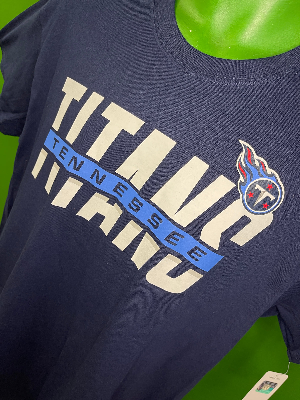 NFL Tennessee Titans Blue Short Sleeve T-Shirt Men's Large NWT