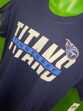 NFL Tennessee Titans Blue Short Sleeve T-Shirt Men's Large NWT