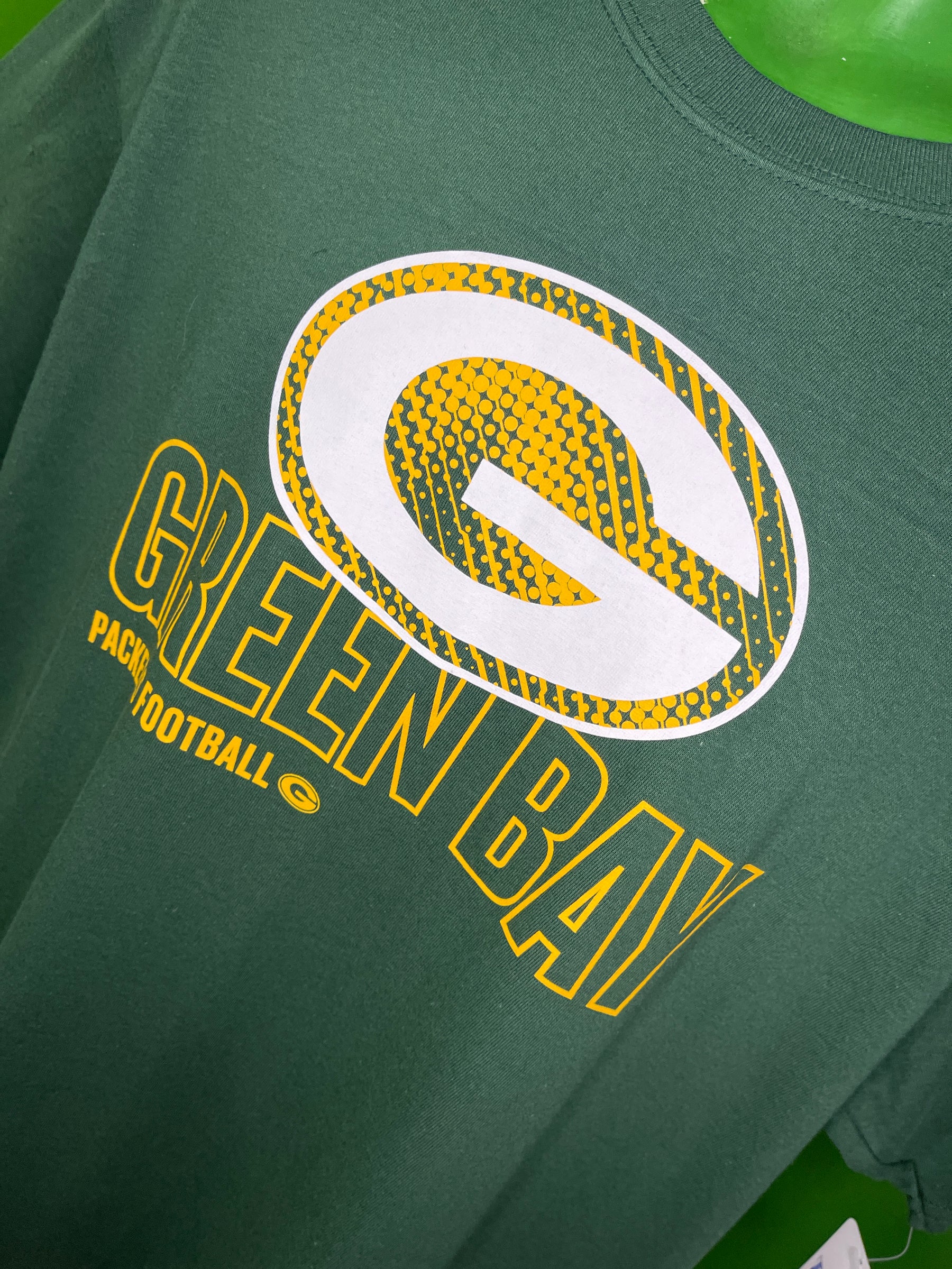 NFL Green Bay Packers Green Short Sleeve T-Shirt Men's X-Large NWT