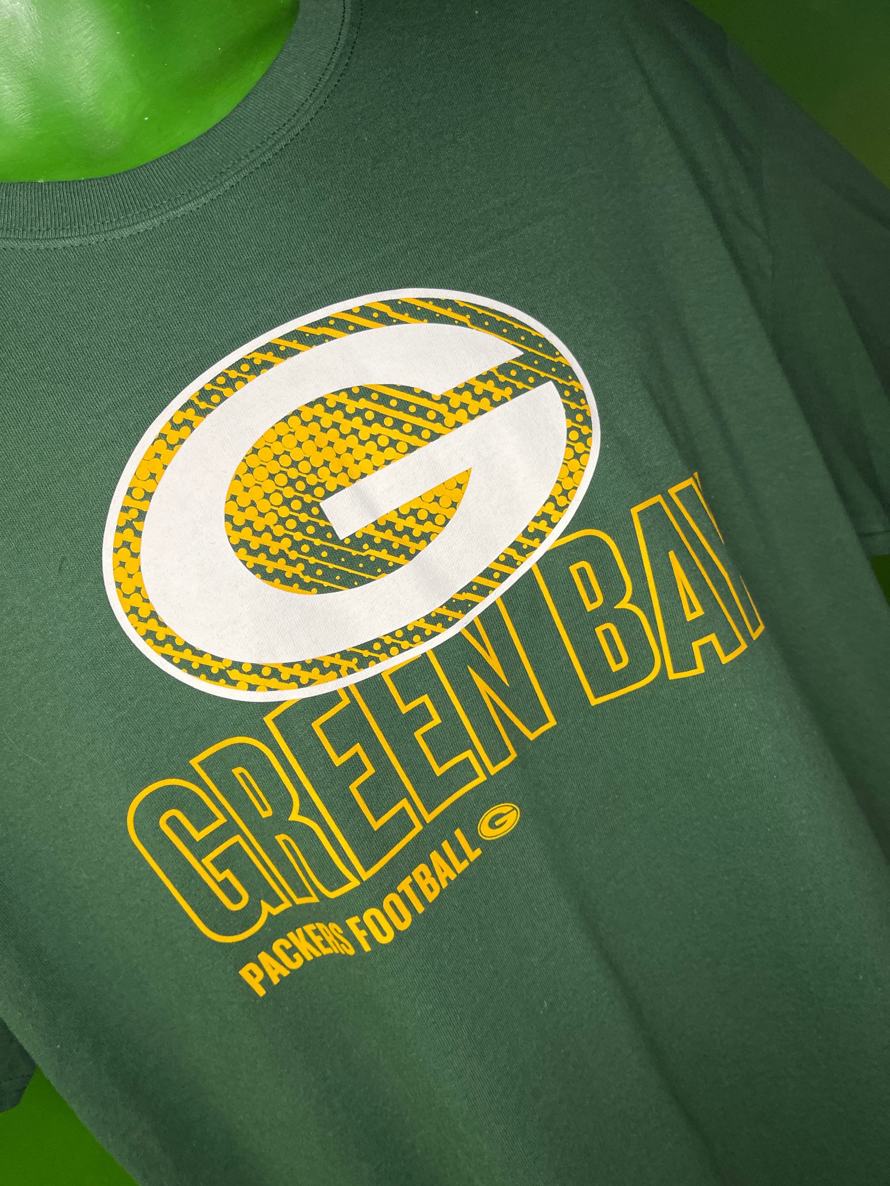 NFL Green Bay Packers Green Short Sleeve T-Shirt Men's X-Large NWT