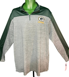 NFL Green Bay Packers 1/4 Zip Lightweight Pullover Jacket Men's X-Large NWT