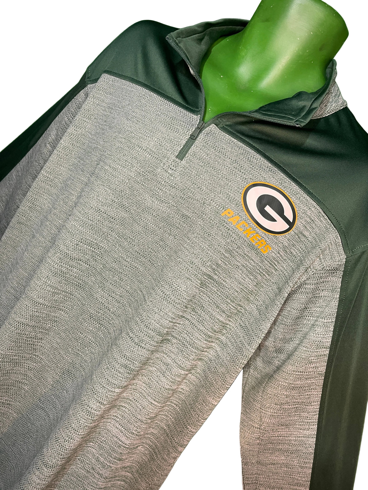 NFL Green Bay Packers 1/4 Zip Lightweight Pullover Jacket Men's X-Large NWT