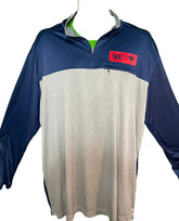 NFL New England Patriots 1/4 Zip Lightweight Pullover Jacket Men's Large NWT