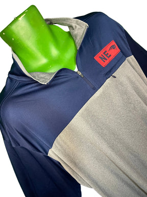 NFL New England Patriots 1/4 Zip Lightweight Pullover Jacket Men's 2X-Large NWT