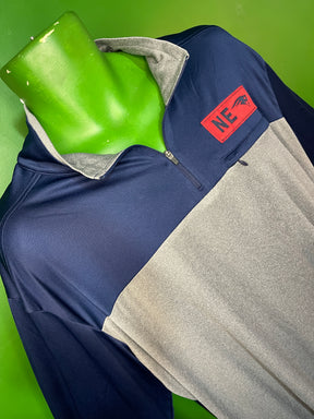 NFL New England Patriots 1/4 Zip Lightweight Pullover Jacket Men's Large NWT