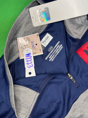 NFL New England Patriots 1/4 Zip Lightweight Pullover Jacket Men's Large NWT