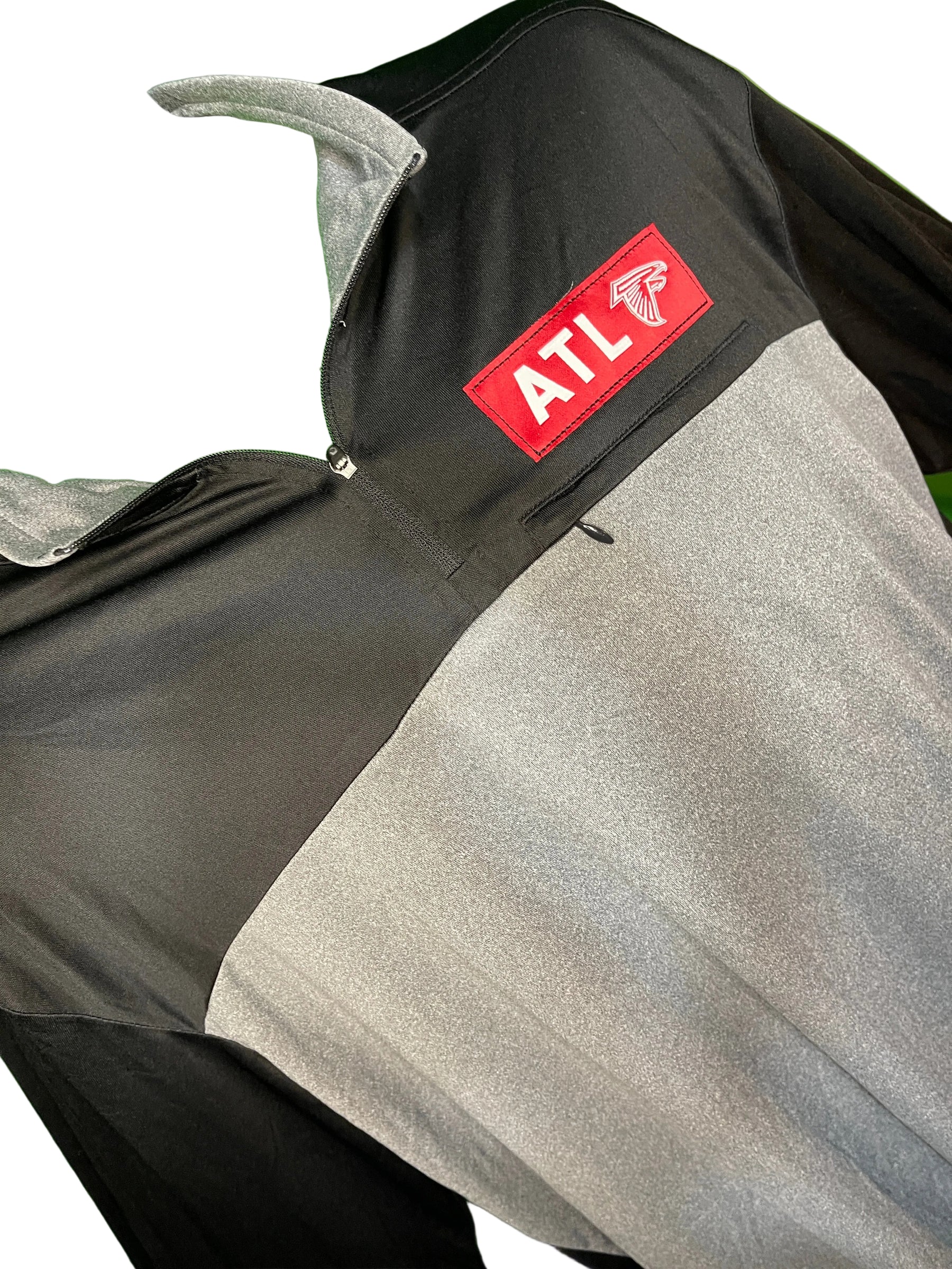 NFL Atlanta Falcons 1/4 Zip Lightweight Pullover Jacket Men's X-Large NWT