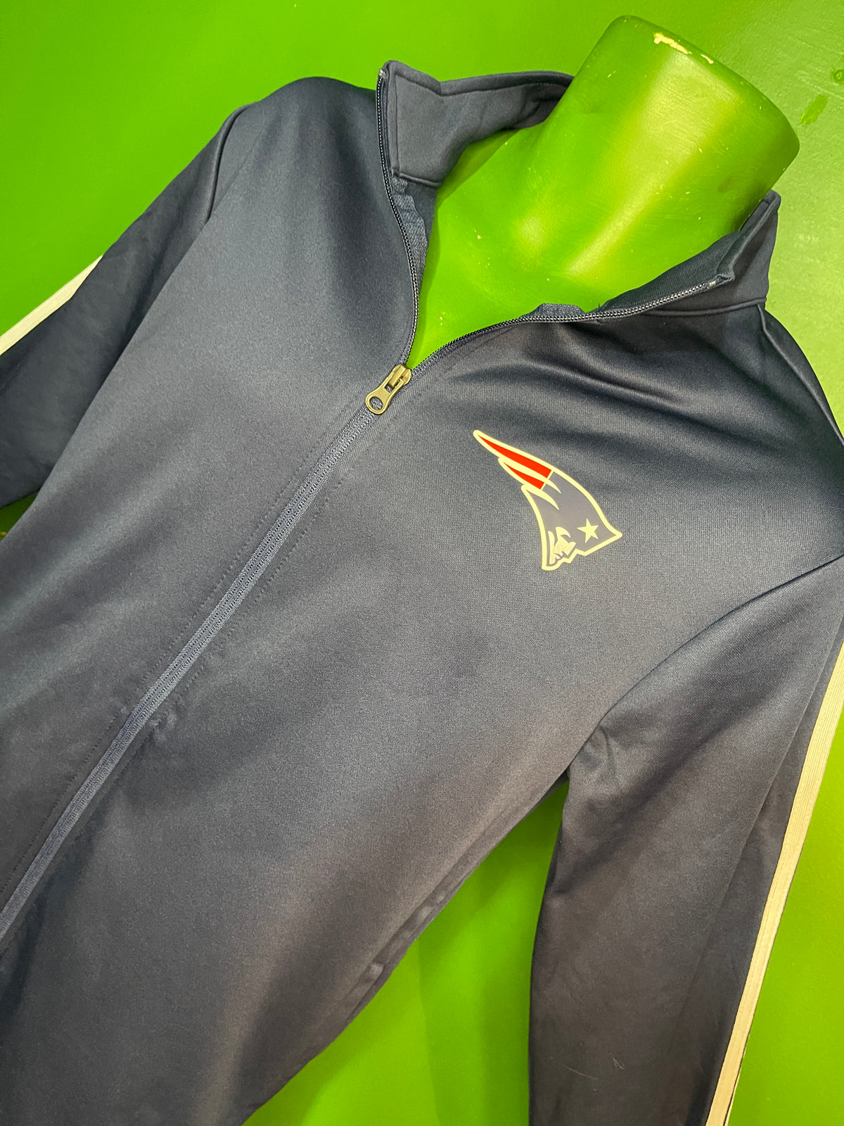 NFL New England Patriots Full Zip Track Jacket Men's Small NWT