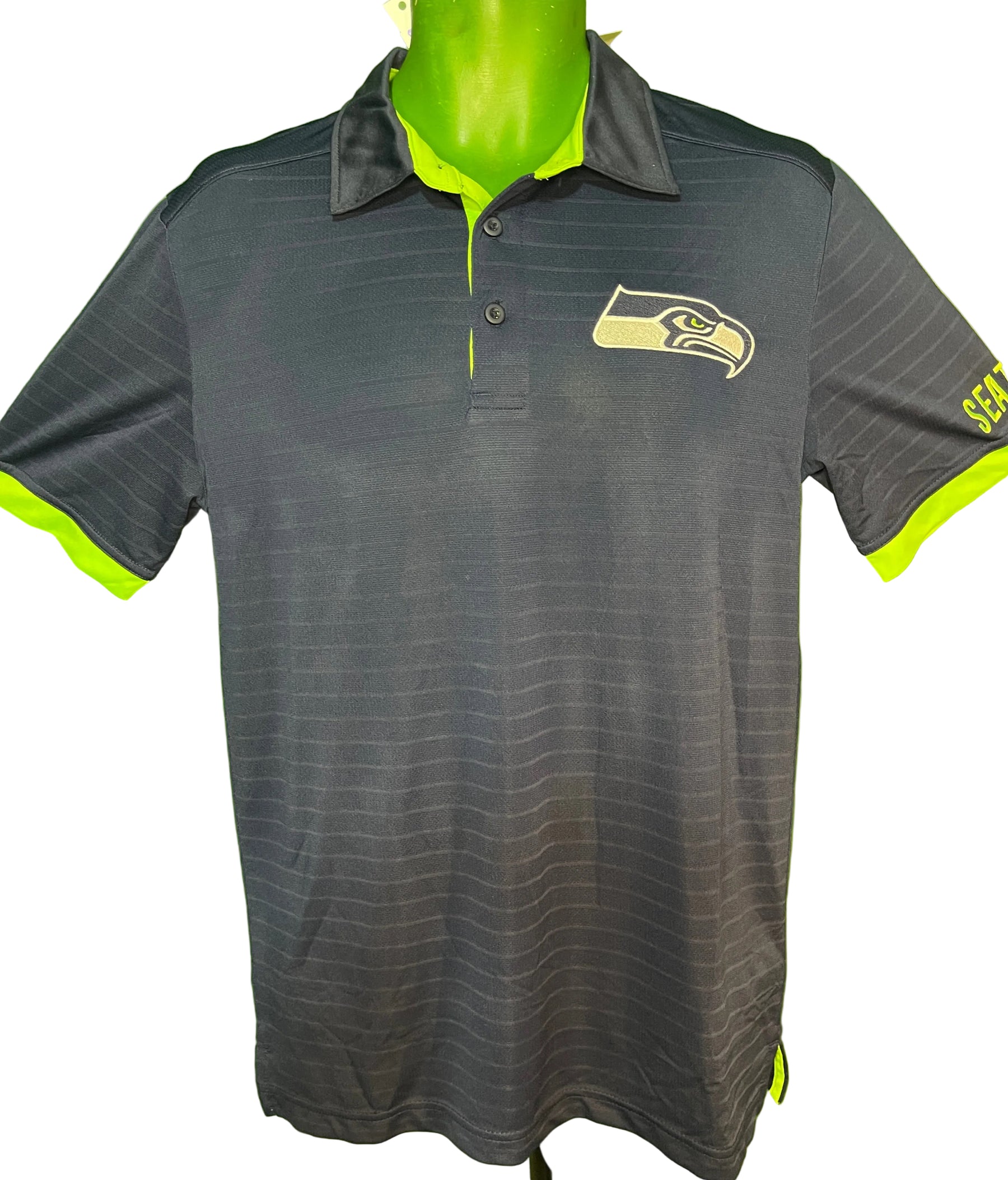 NFL Seattle Seahawks Lightweight Golf Polo Shirt Men's Medium