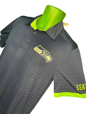 NFL Seattle Seahawks Lightweight Golf Polo Shirt Men's Medium