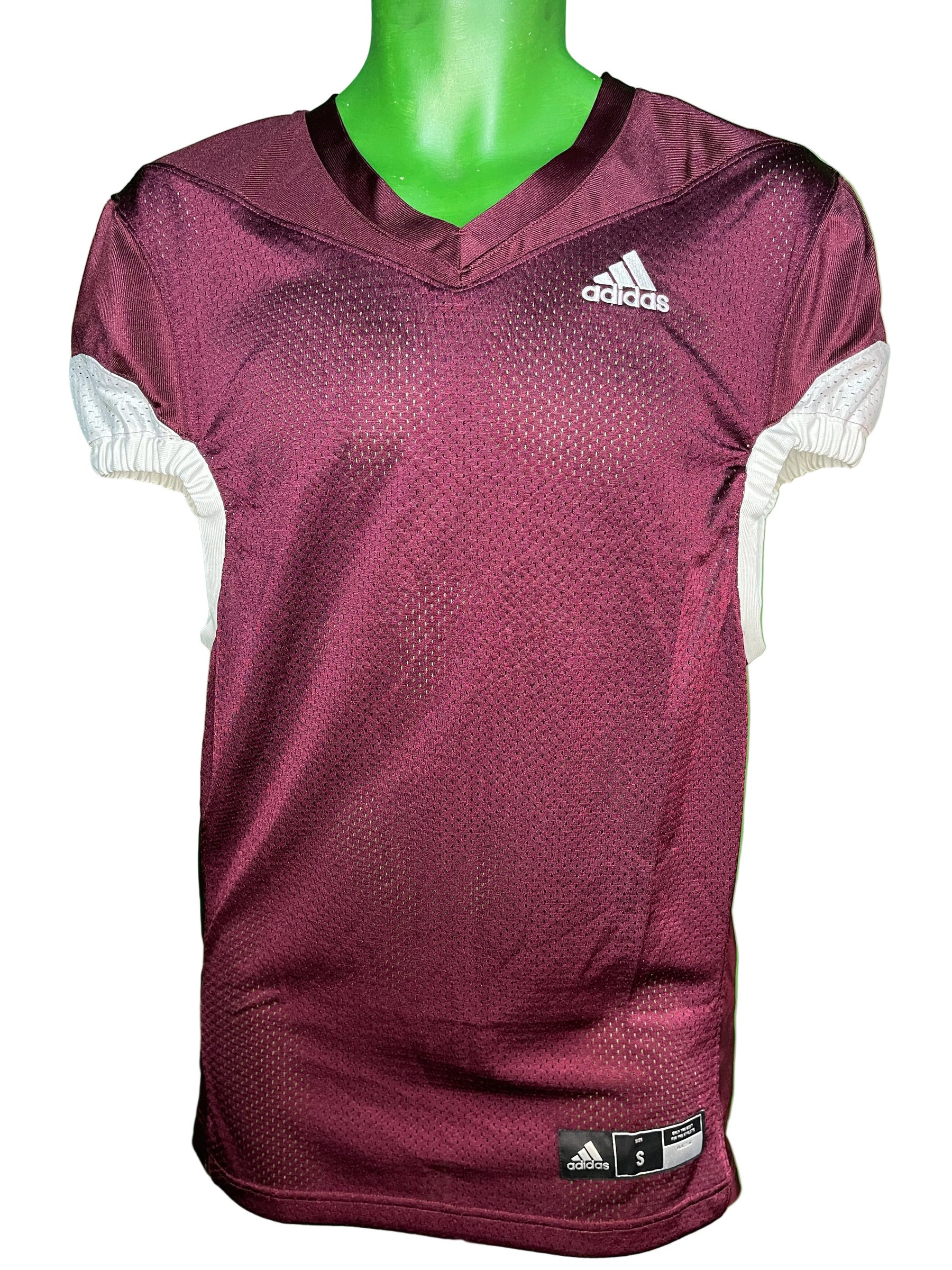 American Football Generic Maroon and White Jersey Men's Small