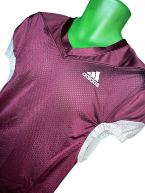 American Football Generic Maroon and White Jersey Men's Small