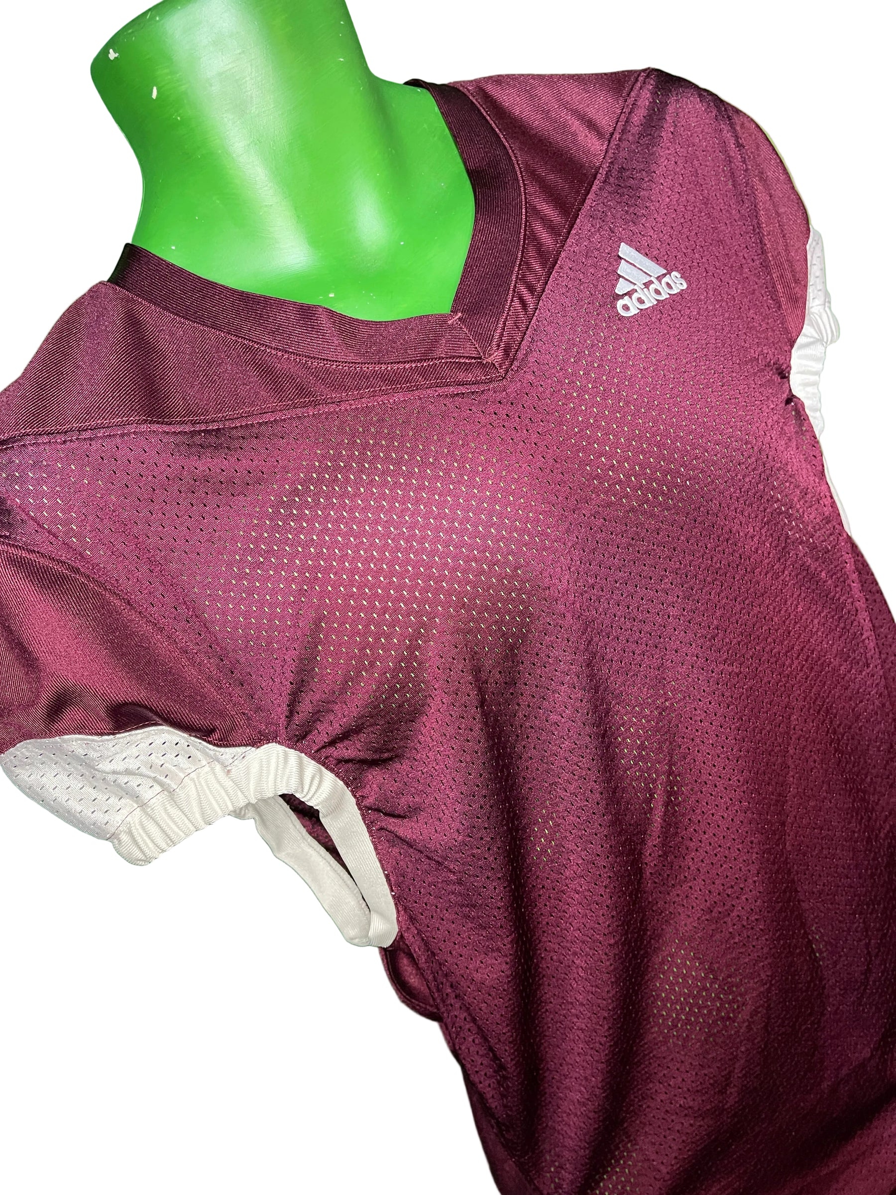 American Football Generic Maroon and White Jersey Men's Small