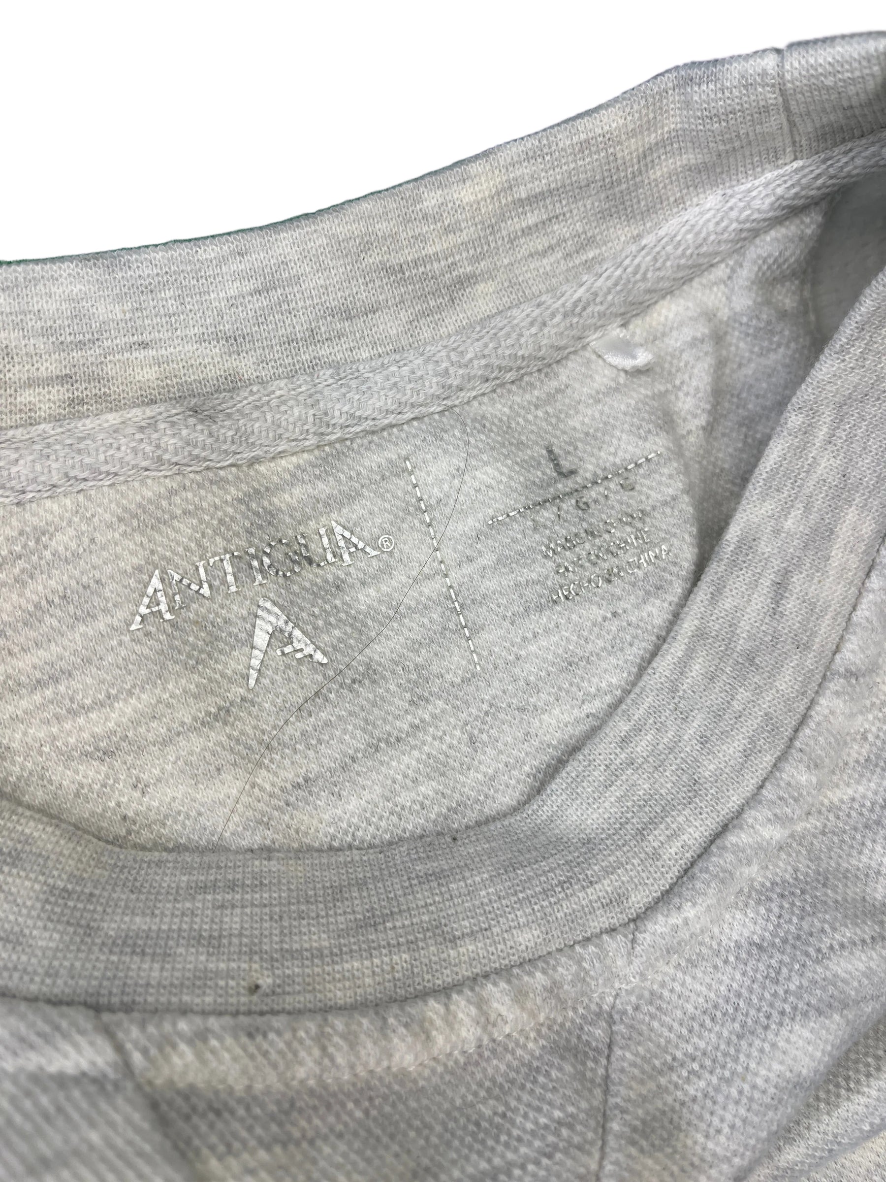 NFL Pittsburgh Steelers Pique Sweatshirt Jumper Heathered Grey Men's Large