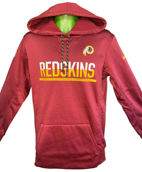 NFL Washington Redskins (Commanders)  Red Athletic Hoodie Men's Small